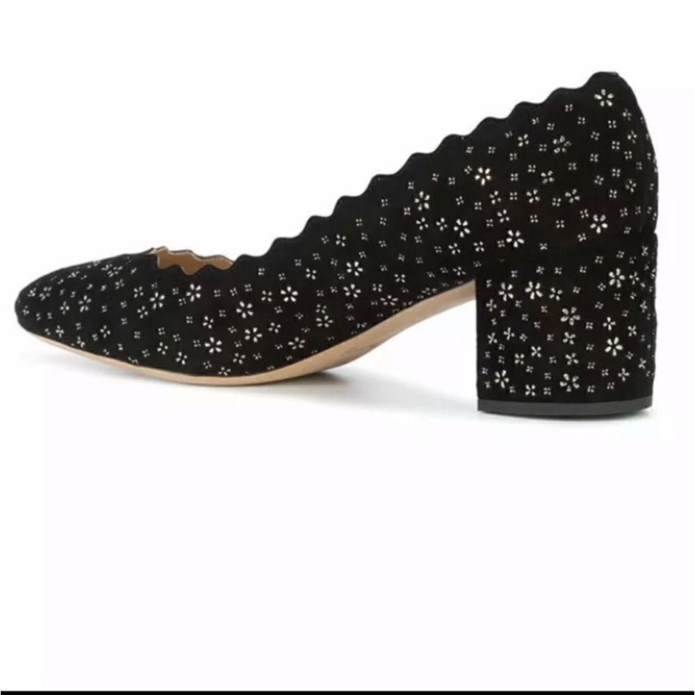 Chloe Lauren Block Heel Pumps Size 9 1/2 - Picture 11 of 11